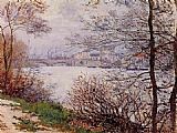 Claude Monet The Banks of the Seine Ile de la Grande Jatte painting